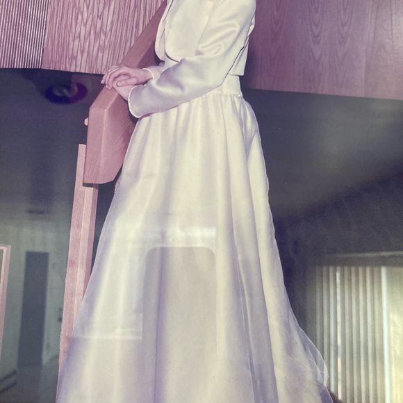 Boutique Pink Ball gown with bolero jacket small - Picture 5 of 16